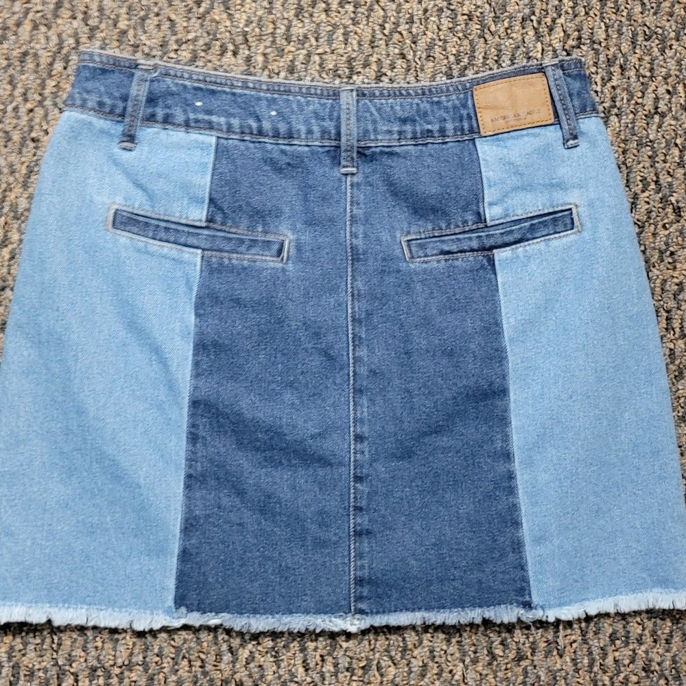 American Eagle Outfitters Patchwork Denim Mini Sk… - image 6